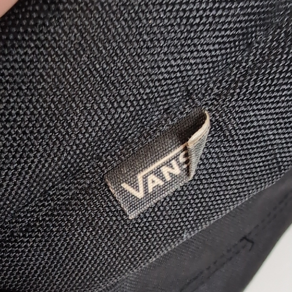 Vans Black and White Logo Backpack - Picture 6 of 10